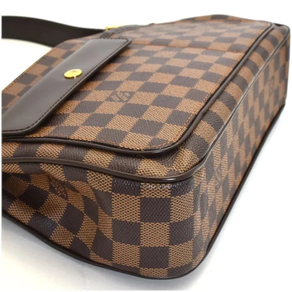 Authentic Louis Vuitton NEW aubagne damier ebene mini satchel